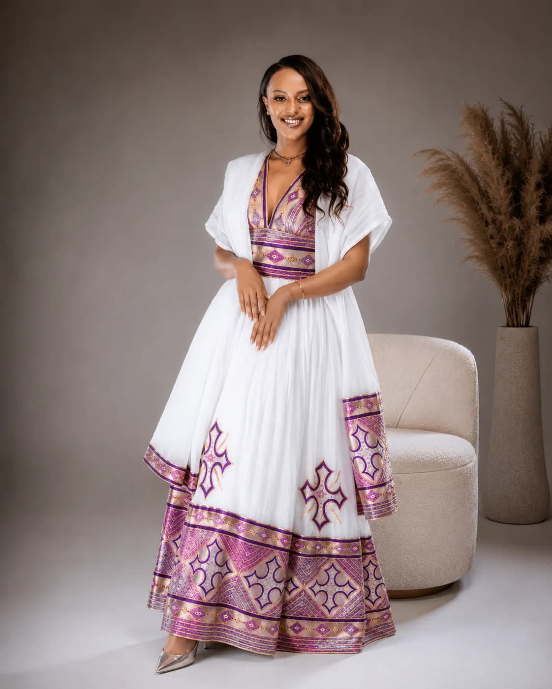 Zuria (ዙርያ) – Traditional Habesha Dress
