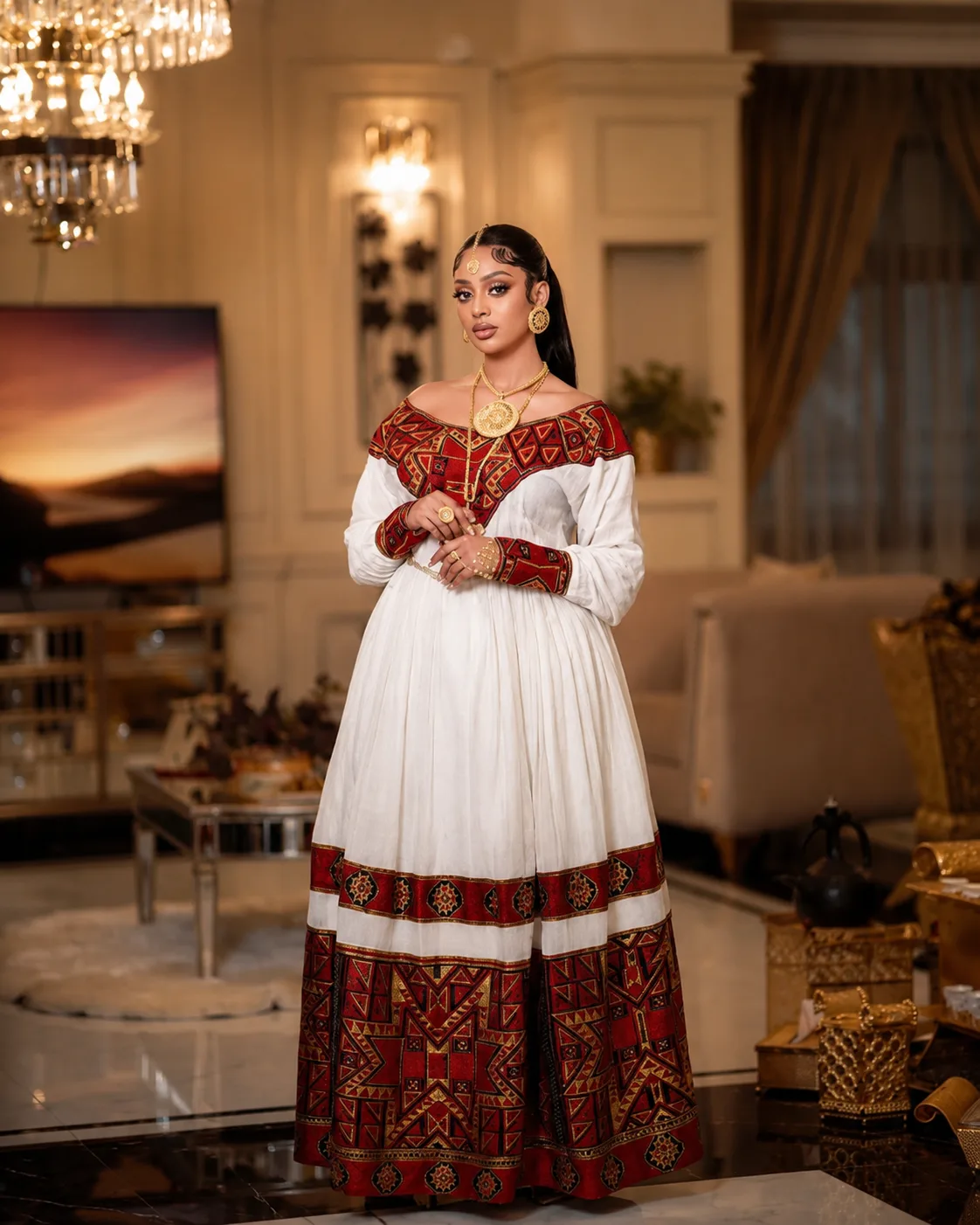 Traditional Habesha Dress – Zuria (ዙርያ)