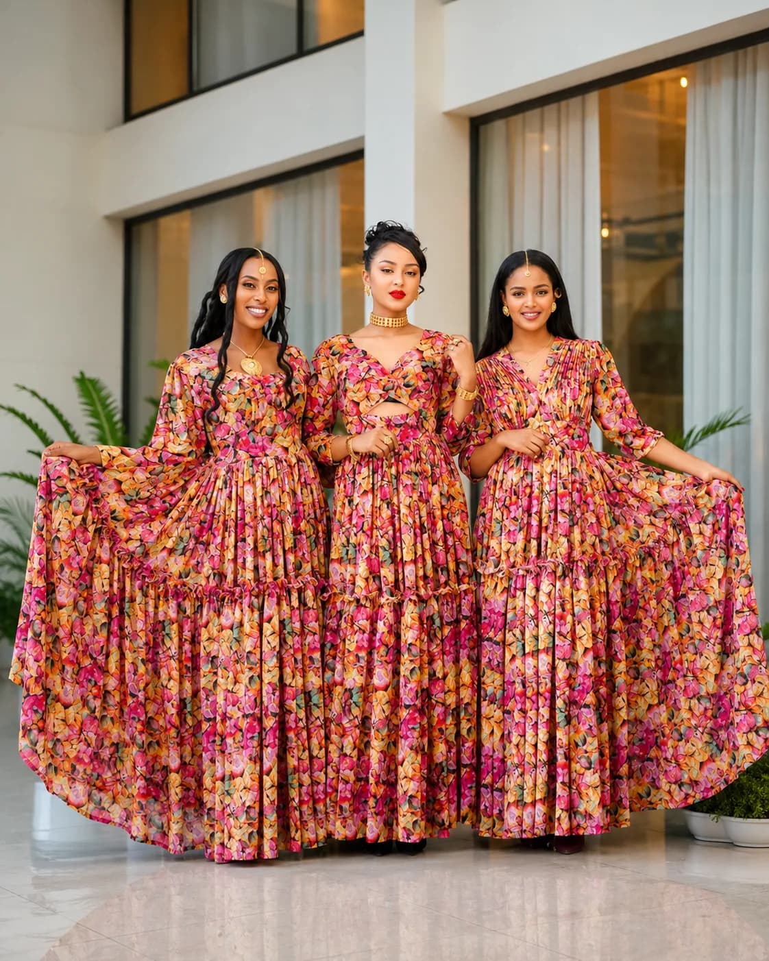 Shfon (ሽፎን) Traditional Habesha Dress