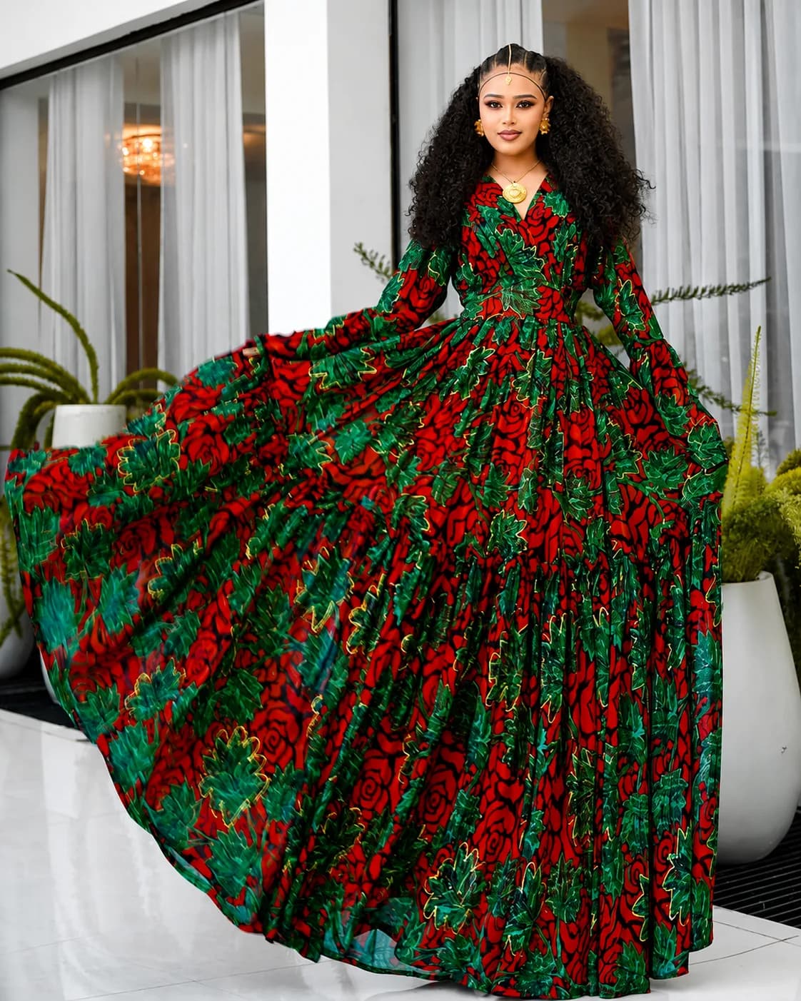 Traditional Habesha Dress – Shfon (ሽፎን)