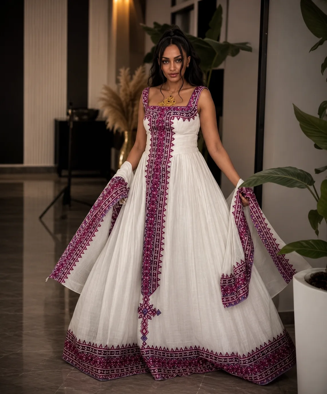 Zuria (ዙርያ) – Traditional Habesha Dress
