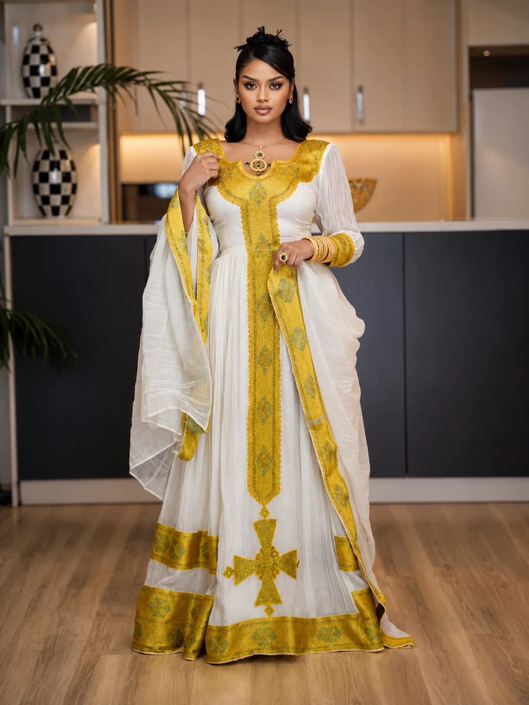 Traditional Habesha Dress – Zuria (ዙርያ)