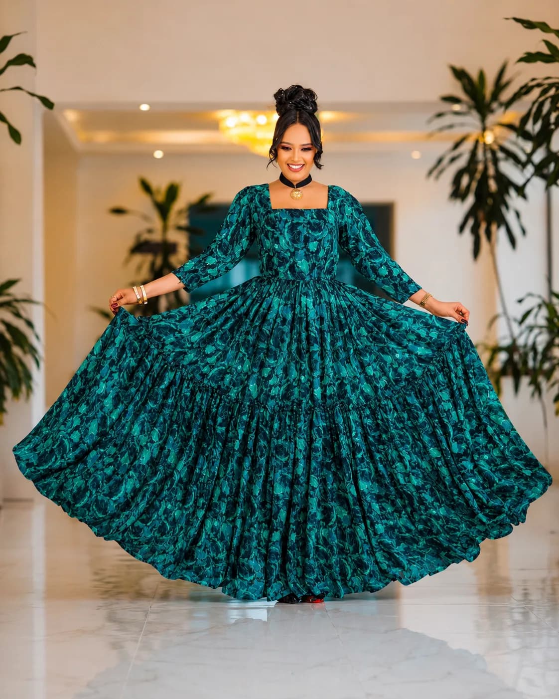 Traditional Habesha Dress – Shfon (ሽፎን)
