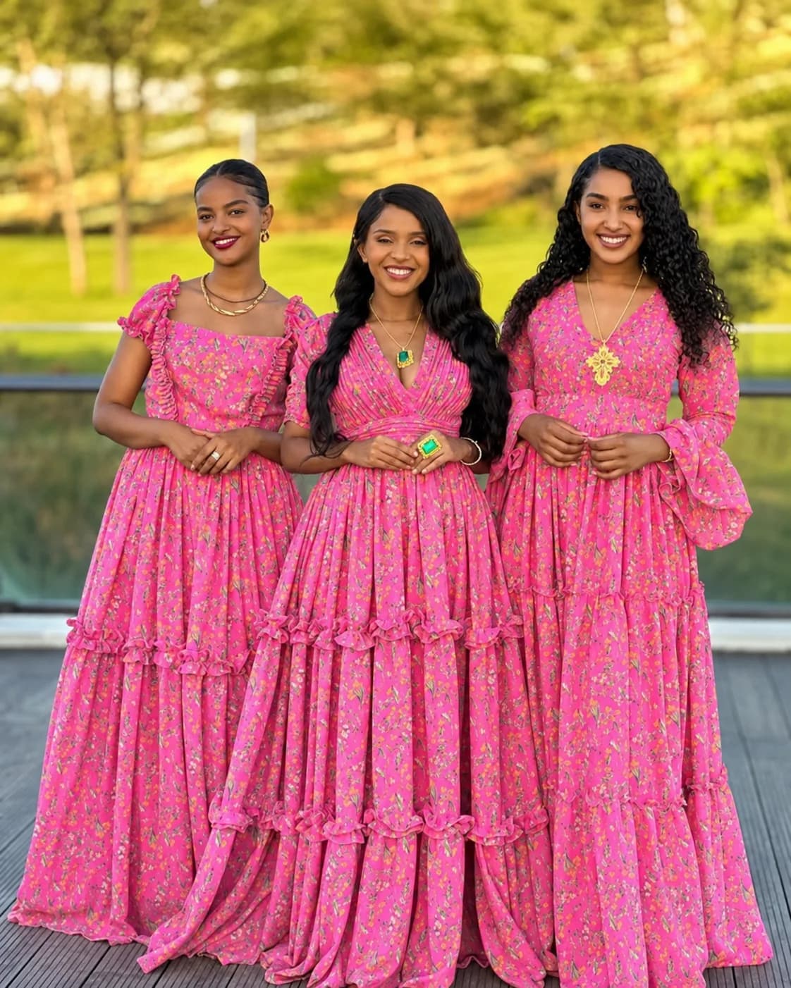 Traditional Habesha Dress – Shfon (ሽፎን) for Family