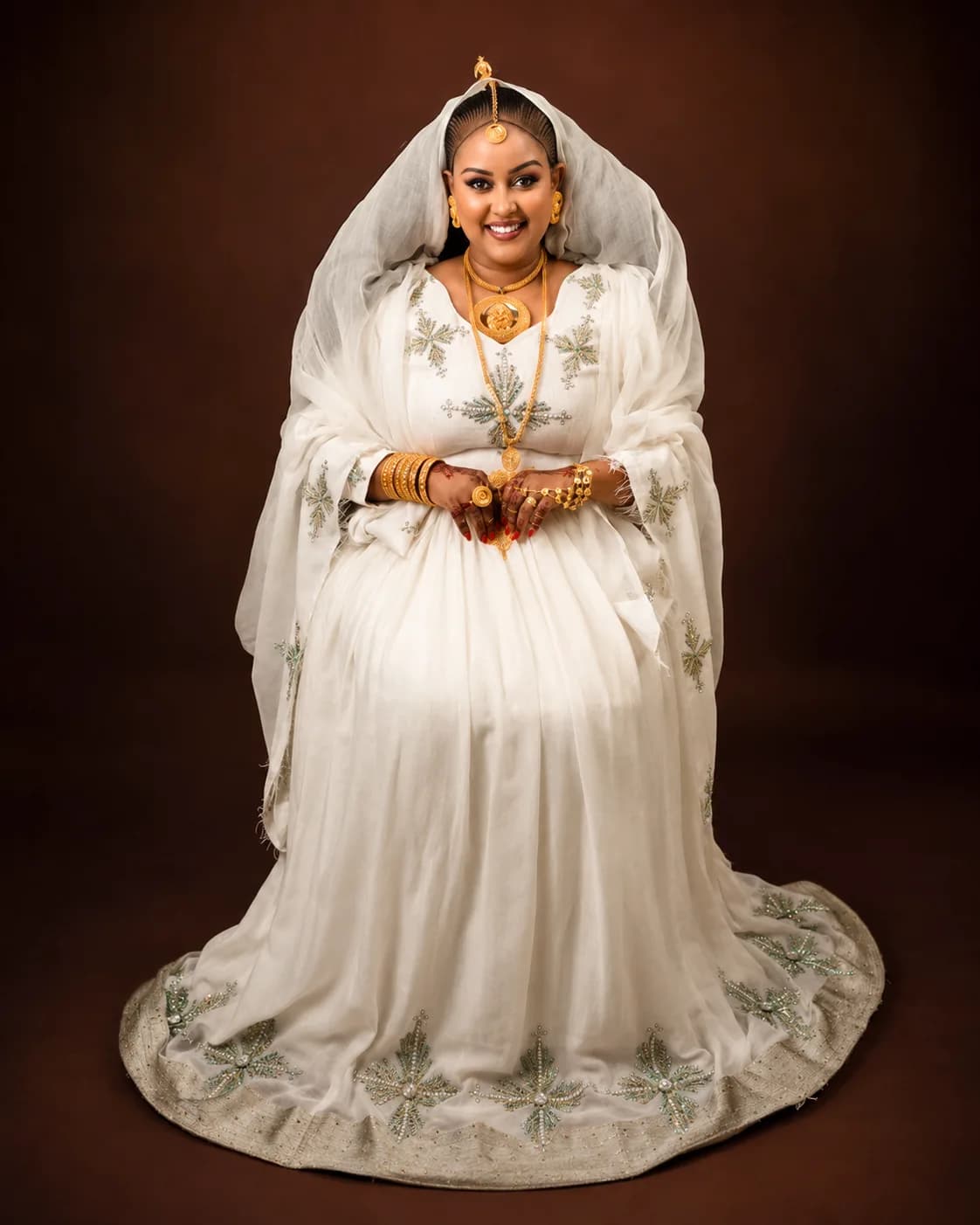 Traditional Habesha Dress – T'lfi (ጥልፊ)