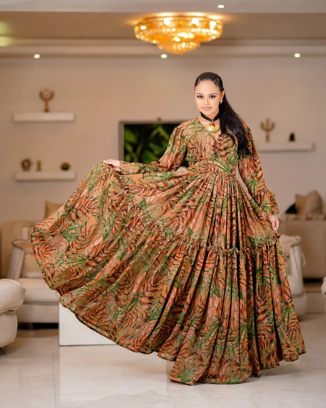 Traditional Habesha Dress – Shfon (ሽፎን)