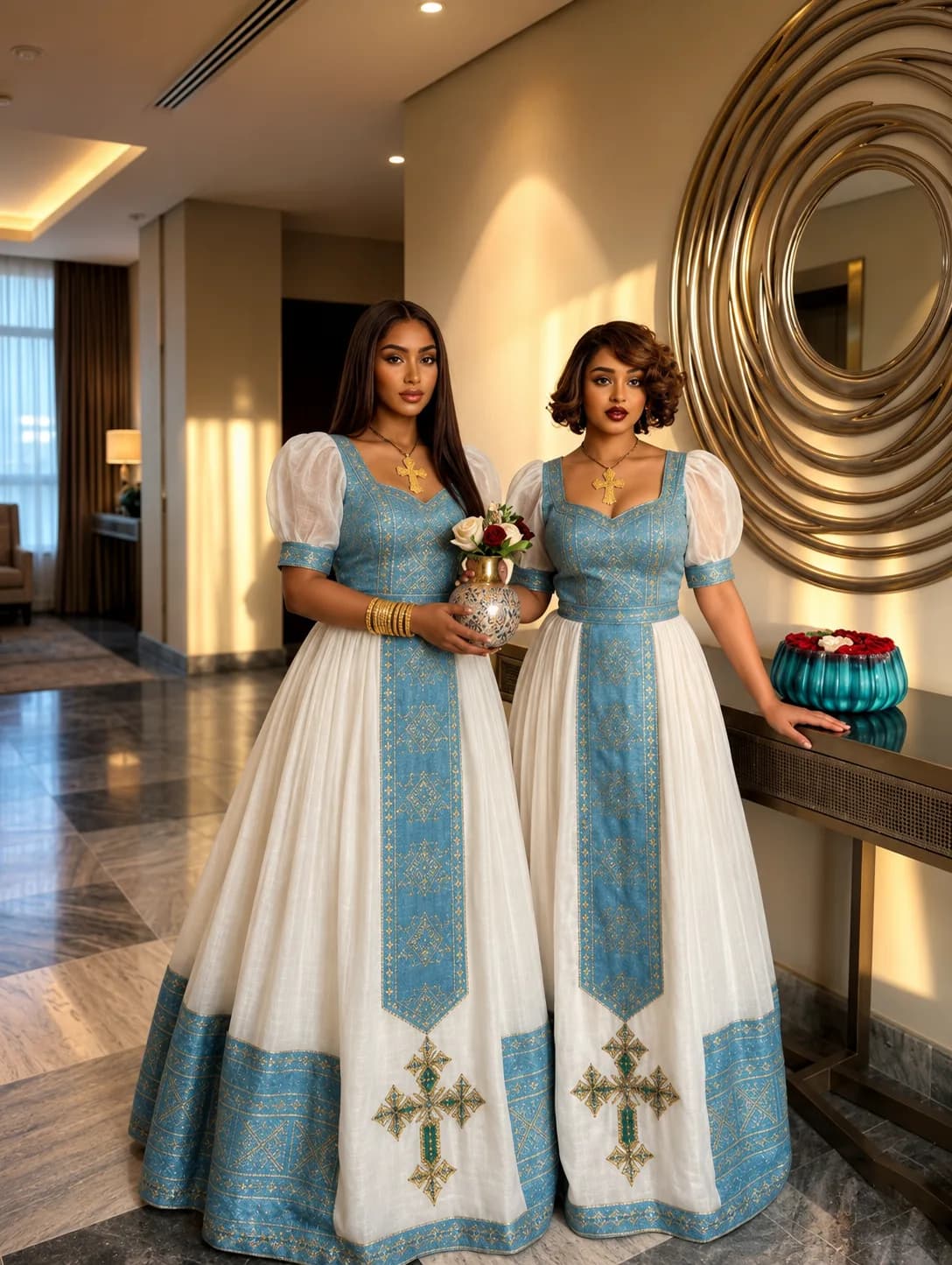 Traditional habesha derss "T'lfi" ( ጥልፊ)