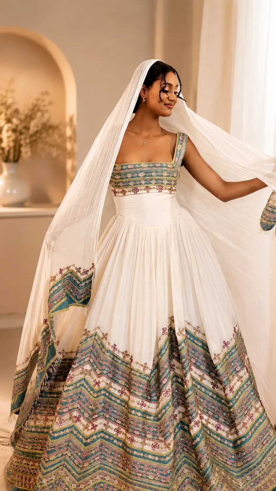 Zuria (ዙርያ) – Traditional Habesha Dress