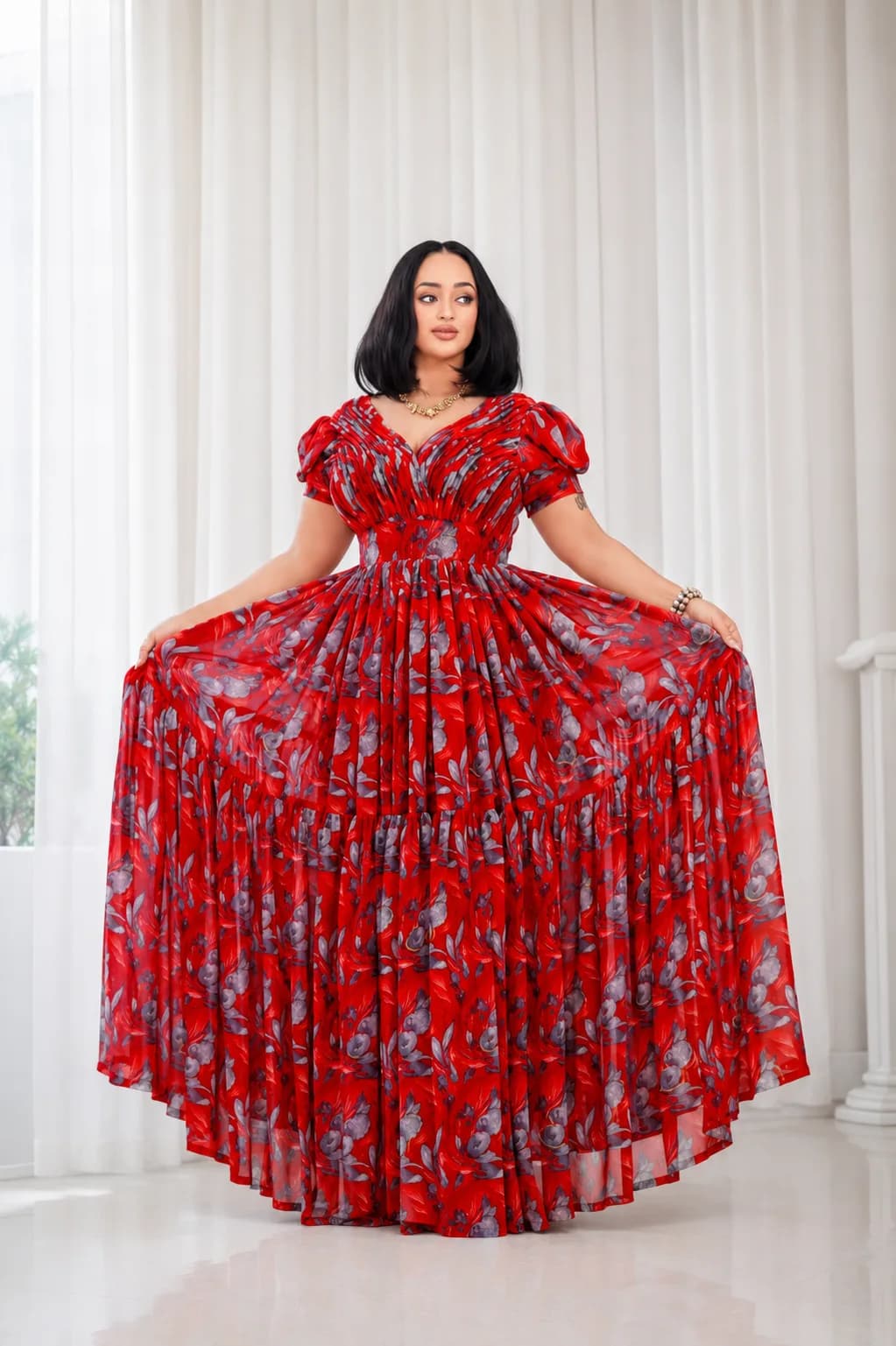 Traditional Habesha Dress – Shfon (ሽፎን)