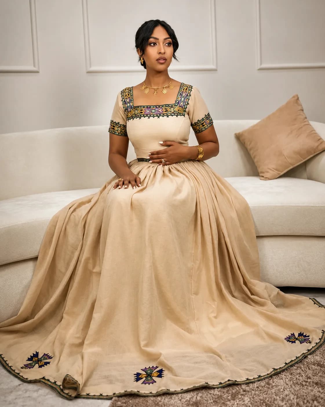Traditional Habesha Dress – Zuria (ዙርያ)
