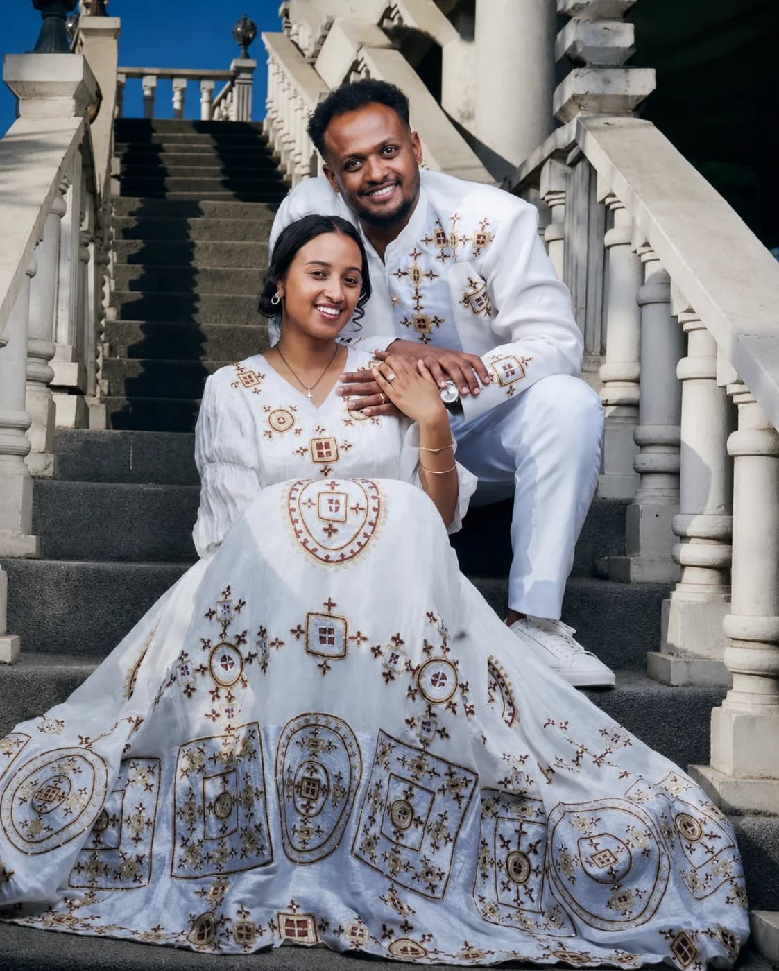 Traditional Habesha Dress โ T'lfi (แฅแแ) for Couples