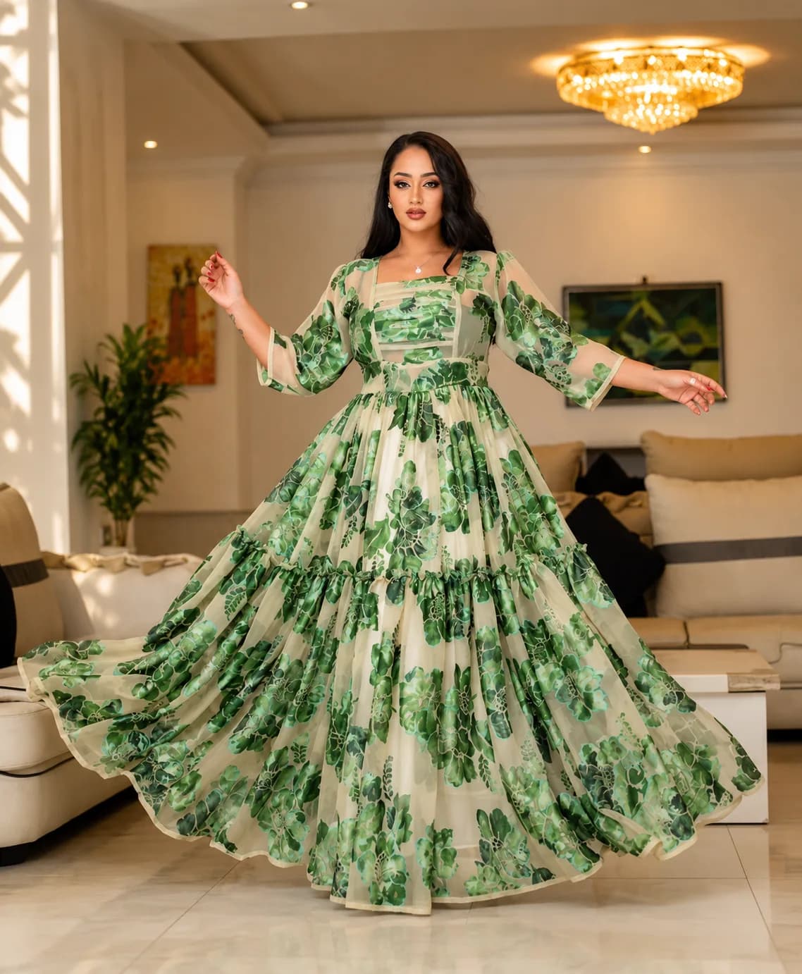 Traditional Habesha Dress – Shfon (ሽፎን)