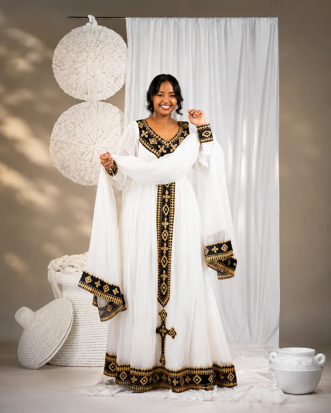 Traditional Habesha Dress – Zuria (ዙርያ)