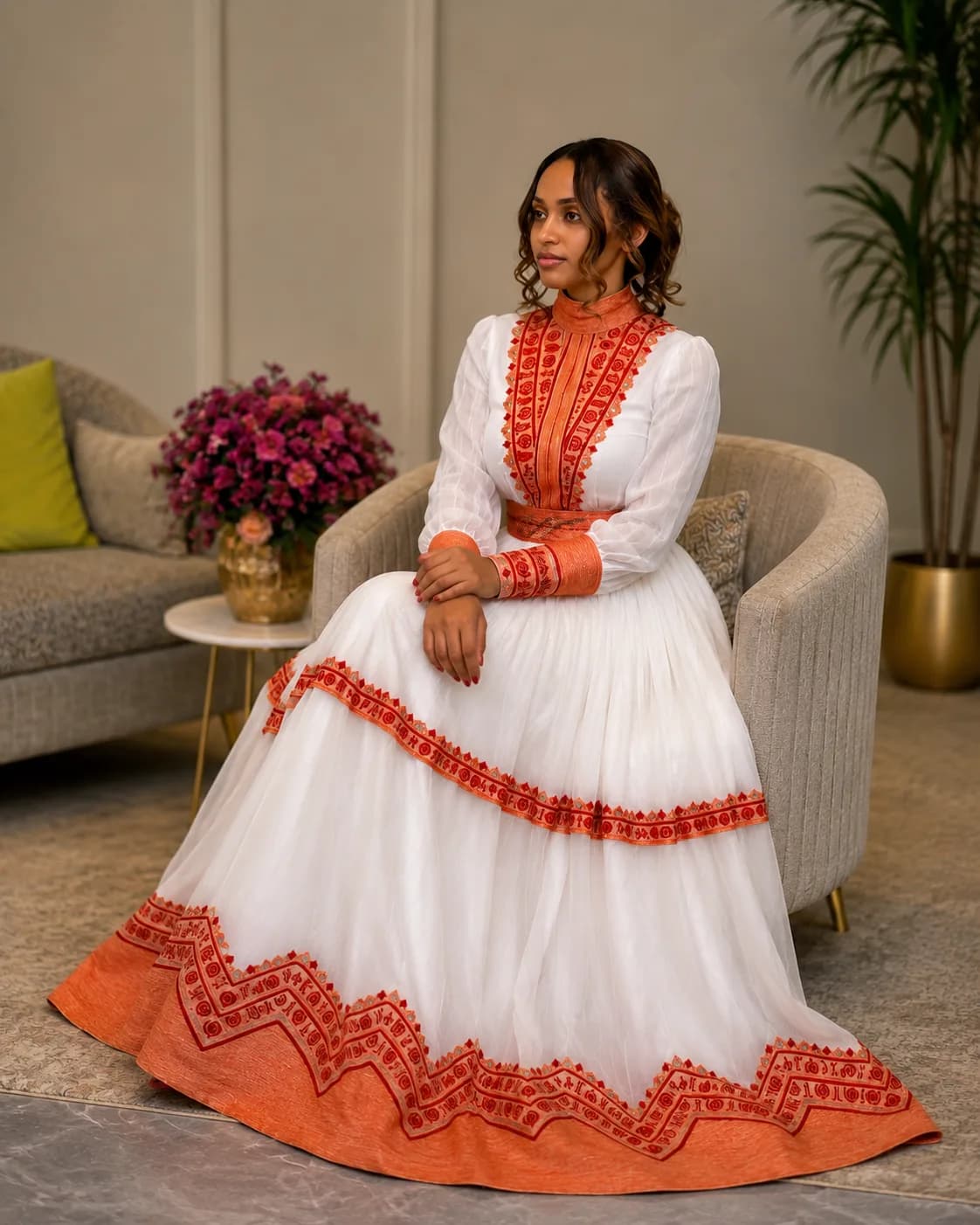Zuria (ዙርያ) – Traditional Habesha Dress