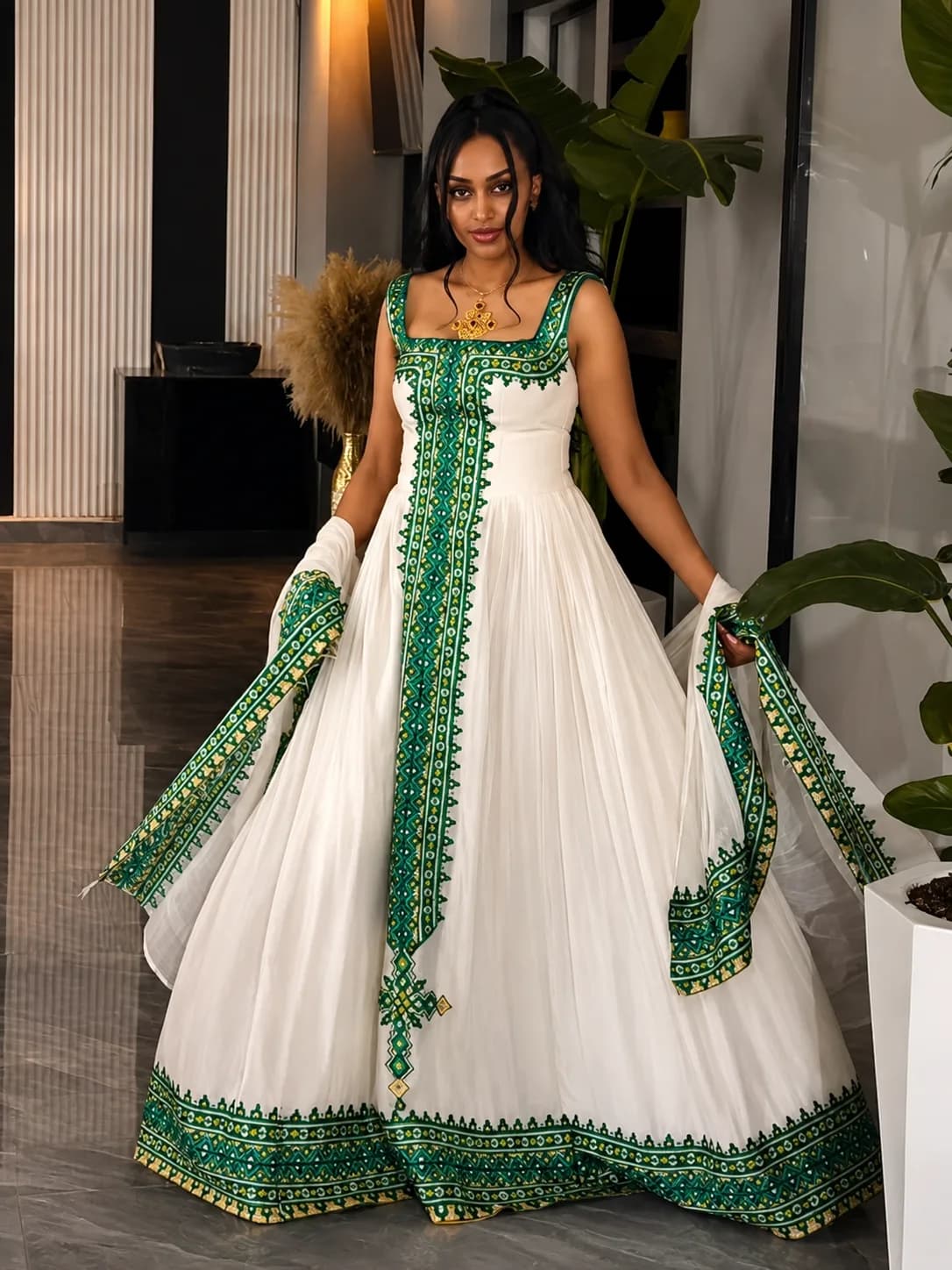 Traditional Habesha Dress – Zuria (ዙርያ)
