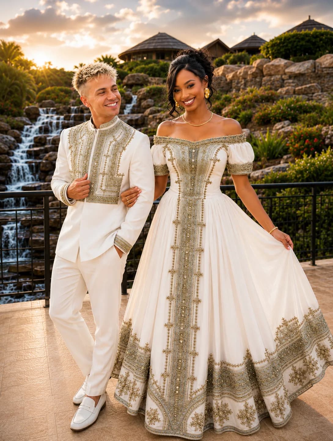 Traditional Habesha Dress – T’lfi (ጥልፊ)