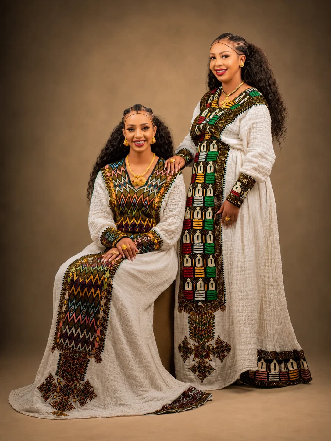 traditional habesha dress " Zuria" ( แแญแซ)