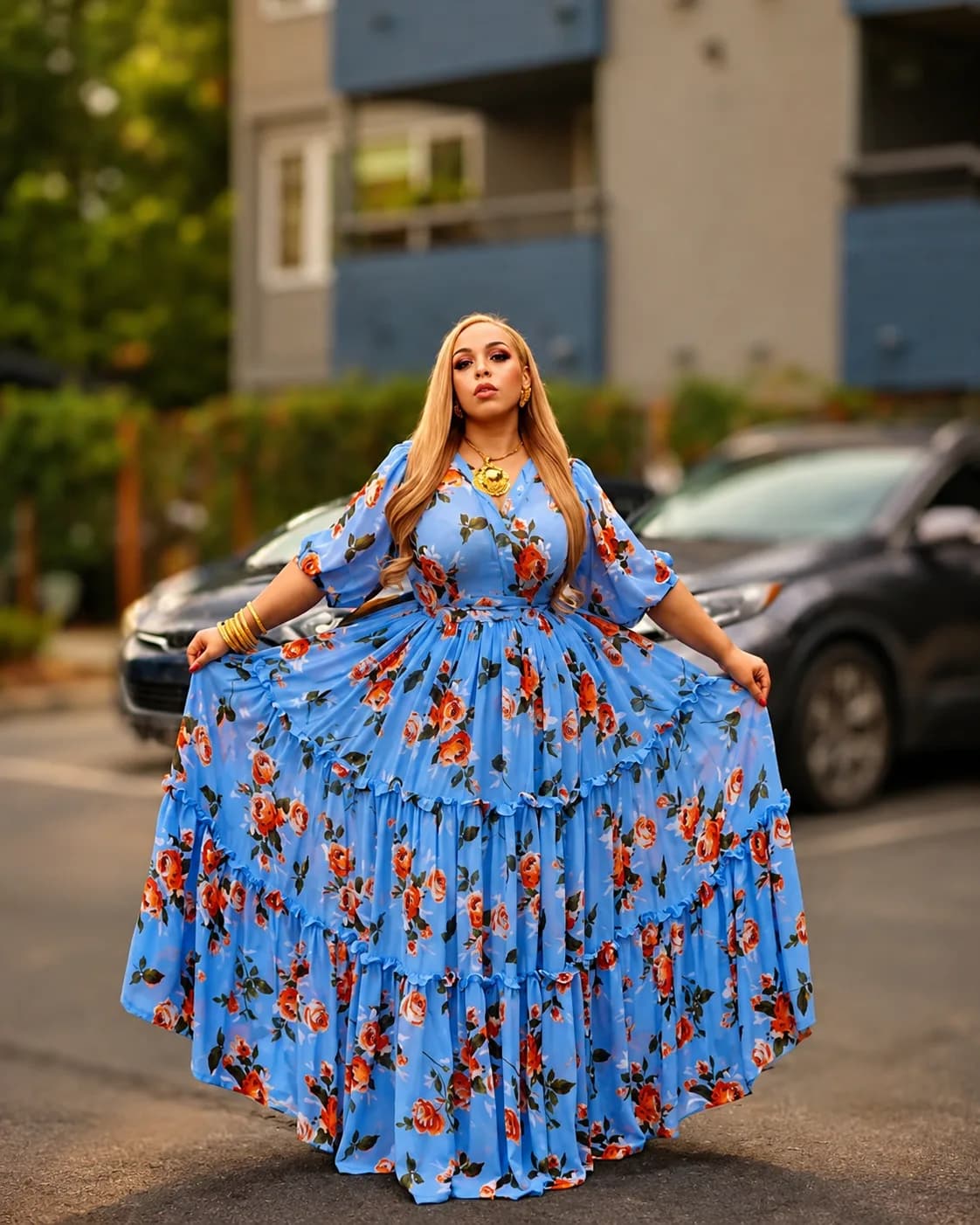 Traditional Habesha Dress โ Shfon (แฝแแ)