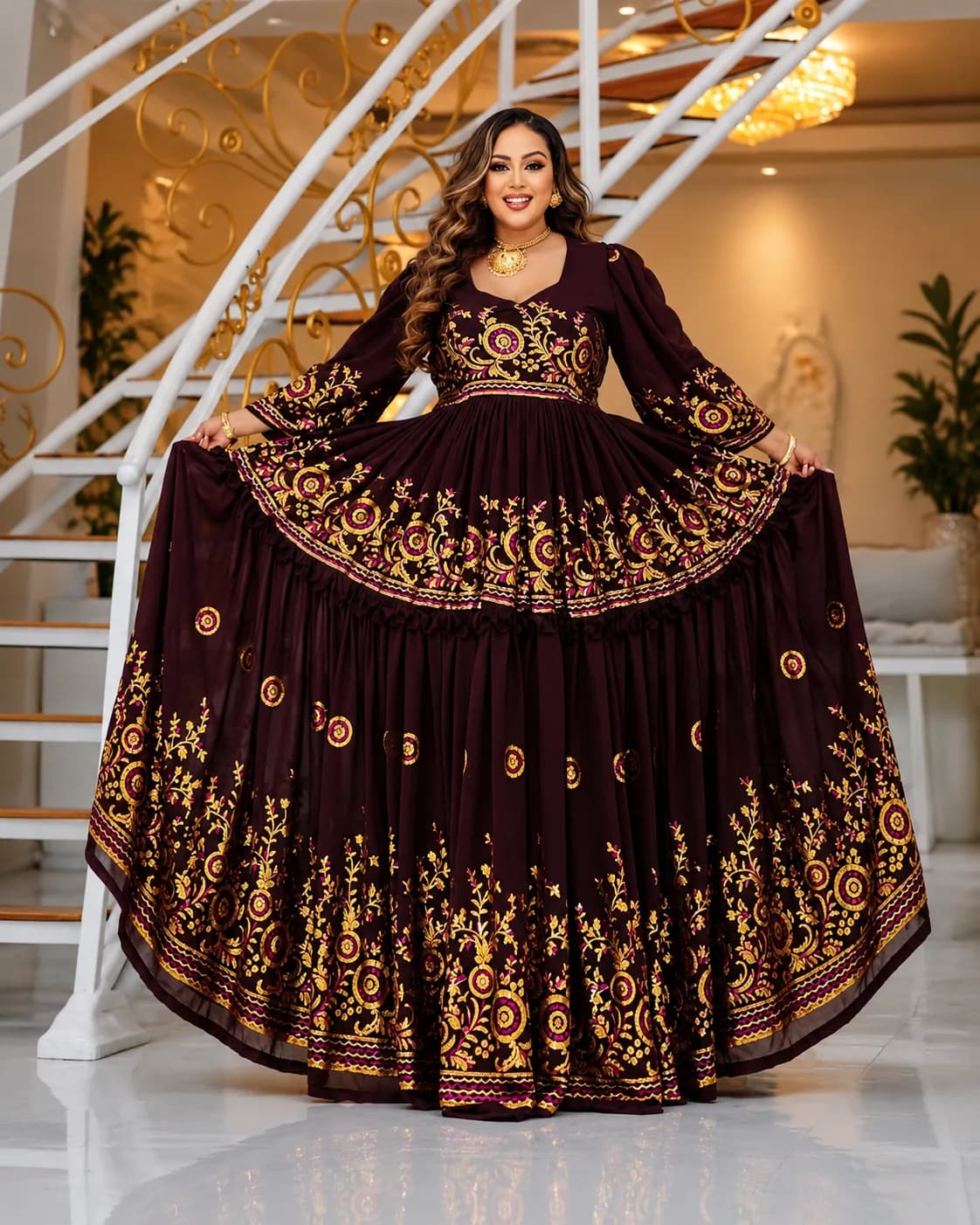 Traditional Habesha Dress – Shfon (ሽፎን)