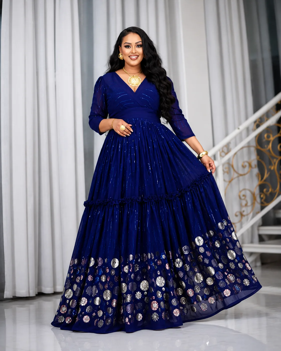 Traditional Habesha Dress – Shfon (ሽፎን)