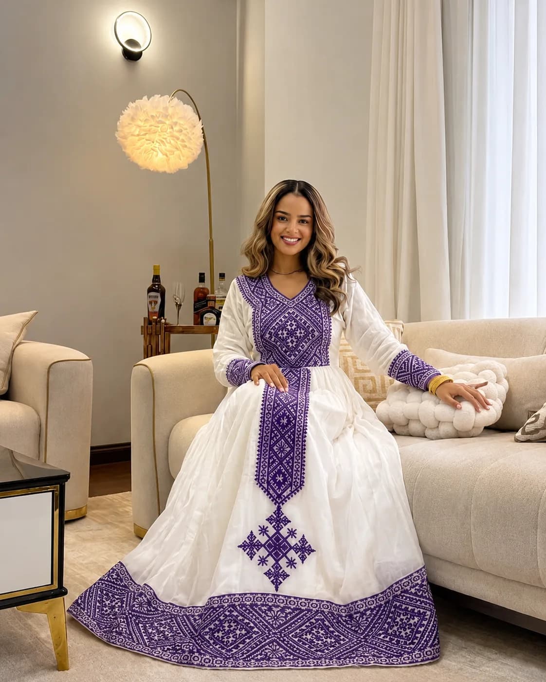 Traditional Habesha Dress – Zuria (ዙርያ)