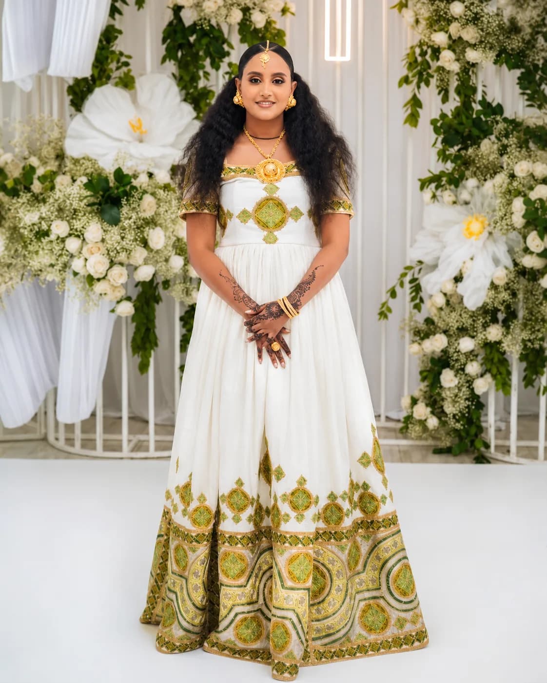 Traditional Habesha Dress – T’lfi (ጥልፊ)
