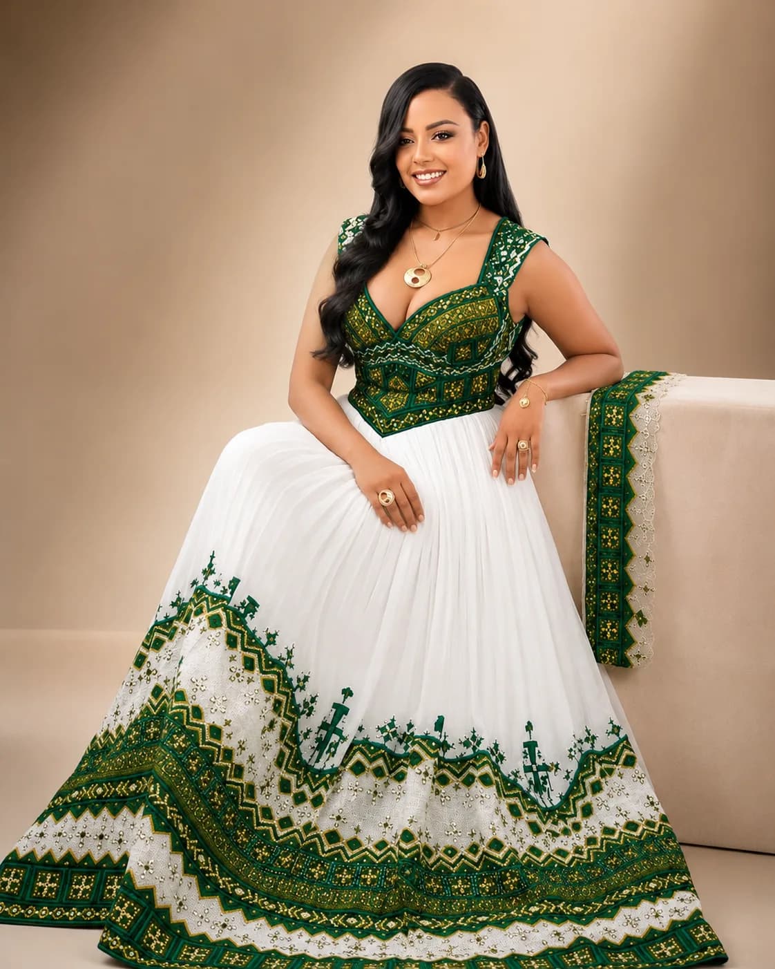 Traditional Habesha Dress – Zuria (ዙርያ)